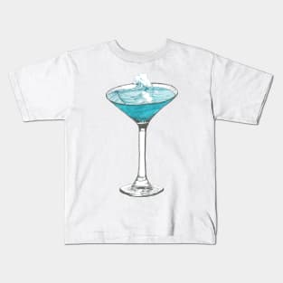 Wave-tini, please Kids T-Shirt